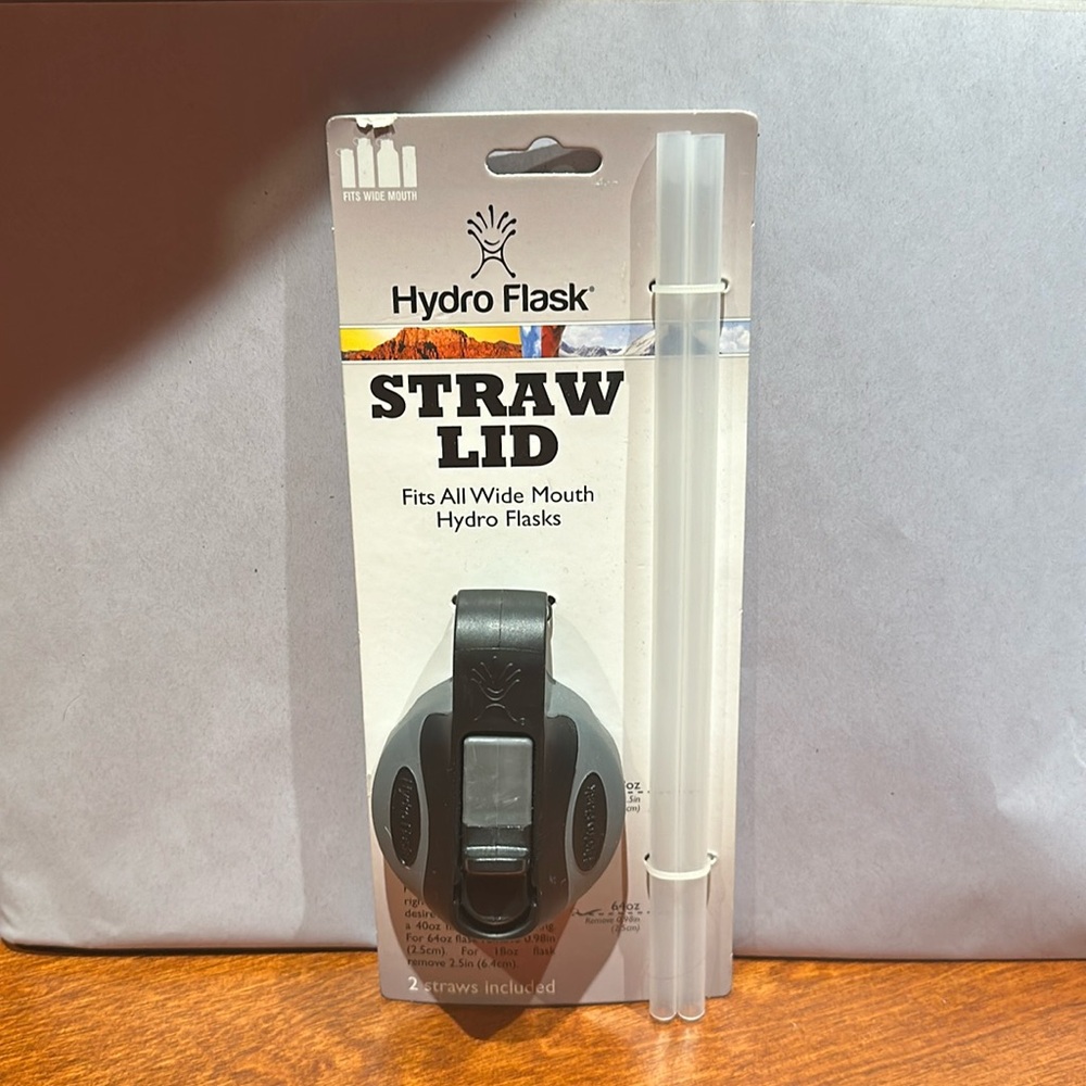 Brand new never used Straw and Lid for all hydro flasks